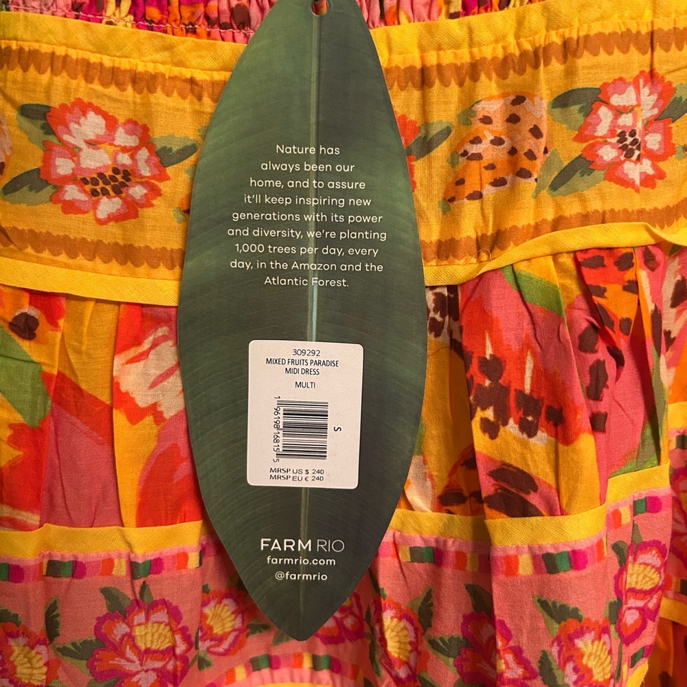 FARM Rio Midi Colorful Dress - Picture 9 of 10